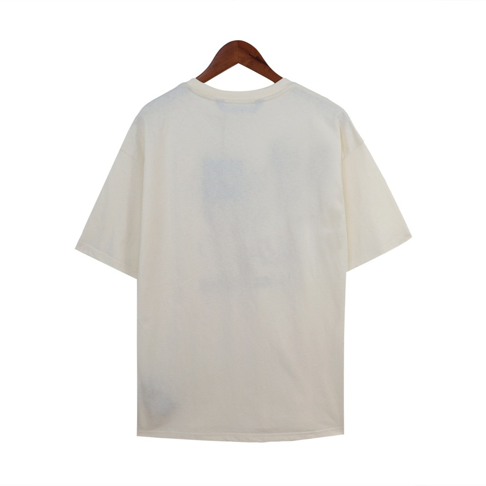 Palm Angels Cream Graphic T-Shirt - Picture 2 of 3